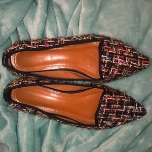 Point Toe Multi Color Flats